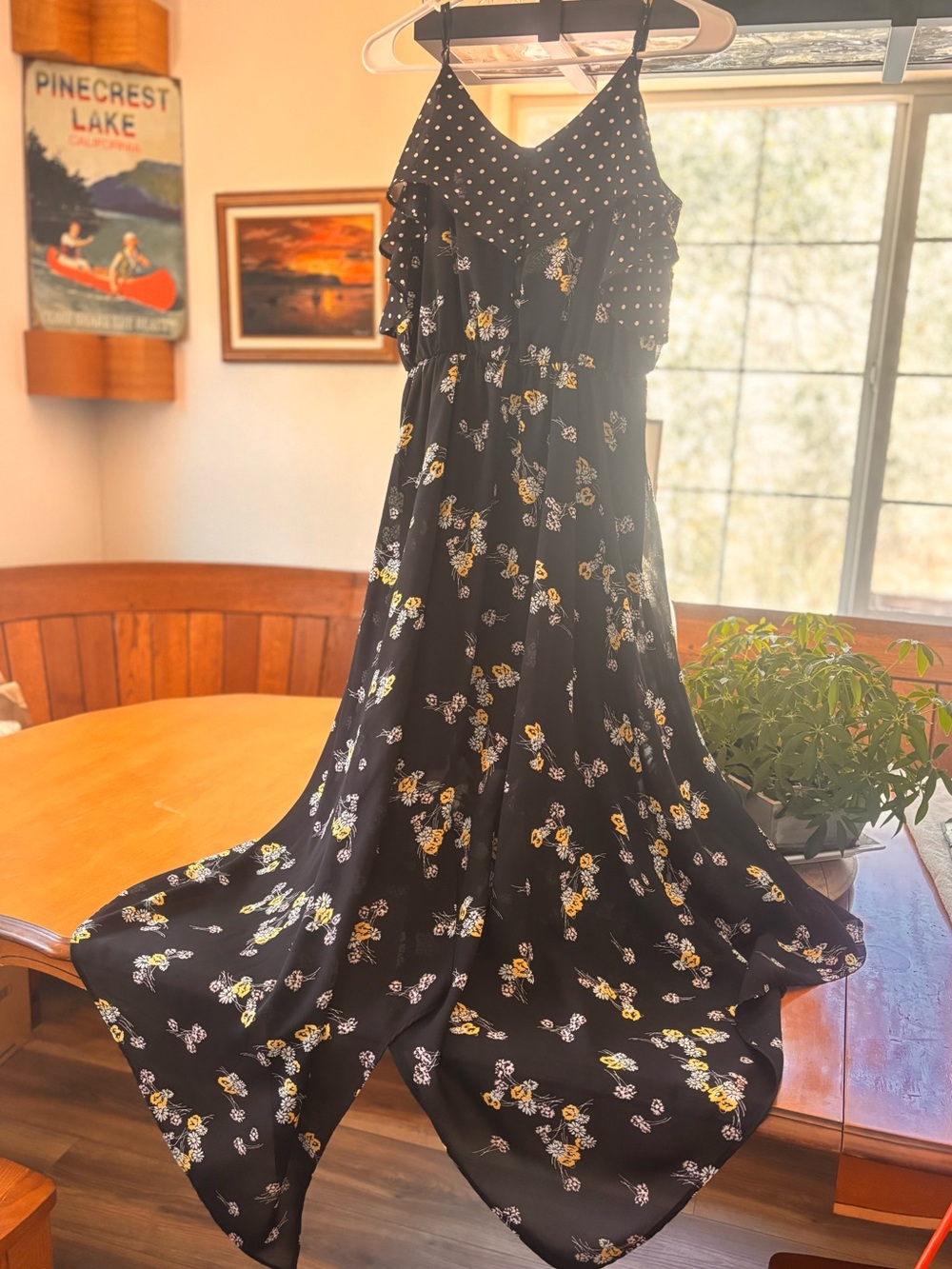 Maurices black maxi dress
